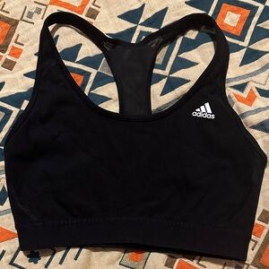 Adidas Women's Black Racerback Sports Bra